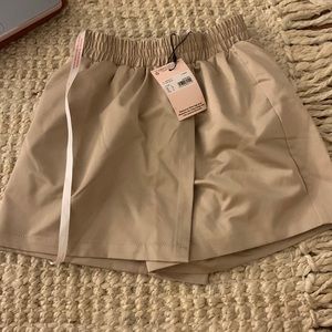 NWT khaki fold over skort